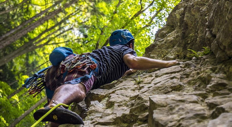 Rock Climbing in Cliffs